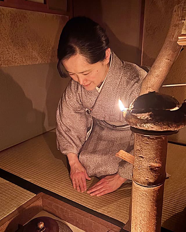 土屋 朋子先生 NOA茶道教室