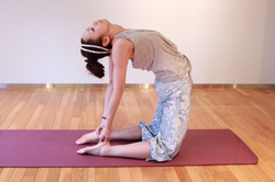 ラクダのポーズ